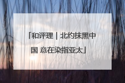 和评理｜北约抹黑中国 意在染指亚太